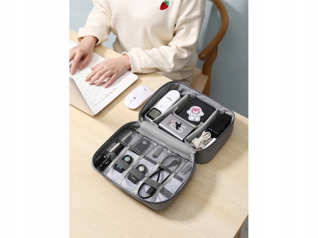 Verk Group Τσάντα Οργάνωσης Ταξιδιού για Φορτιστές και Καλώδια 5907...