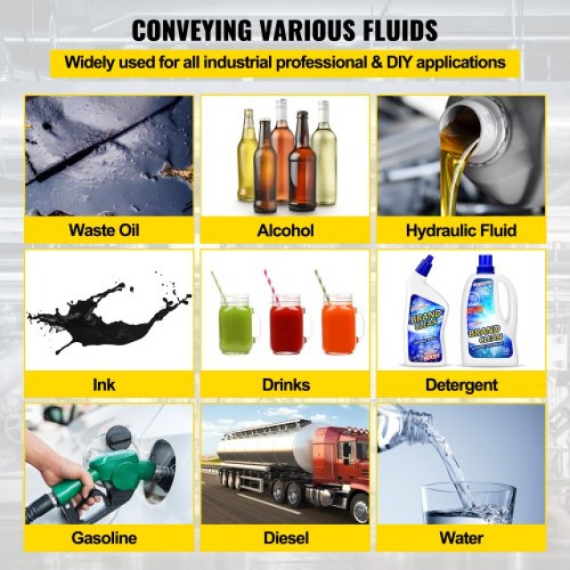 VEVOR Αντλία Διαφράγματος Αέρα 7GPM 100PSI Πολυπροπυλενίου με 1/2 Είσοδο & Έξοδο  YBGMBQBY4-1500001V0