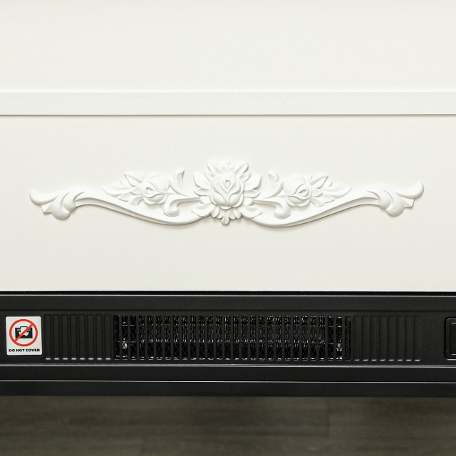 HOMCOM  Ηλεκτρικό Τζάκι 1800W με Φλόγα 3 Εντάσεων και Τηλεχειριστήρ...