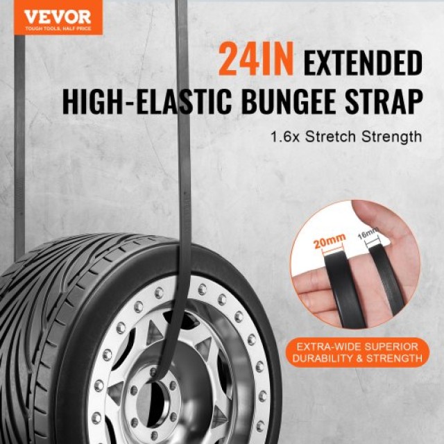 Σετ 10 Επίπεδων Ιμάντων VEVOR με S-Άγκιστρο  DLKZD24INCH1F1ZYMV0