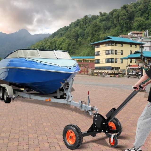 VEVOR Ρυμουλκούμενο Καρότσι 2-σε-1 1500lbs, Ρυθμιζόμενο Ύψος 22-26 ιντσών, Μπάλα 2 ιντσών με Τροχό LYSDQYC1500LJYV2YV0