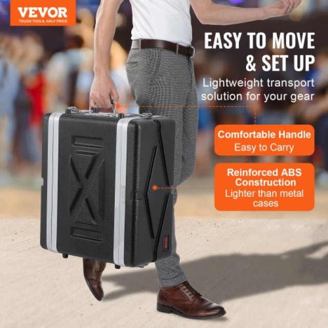 VEVOR  4U Ρακ Σερβερ 14 Βάθος με Λαβή ABS SLJJXABS4U14GN4Q4V0