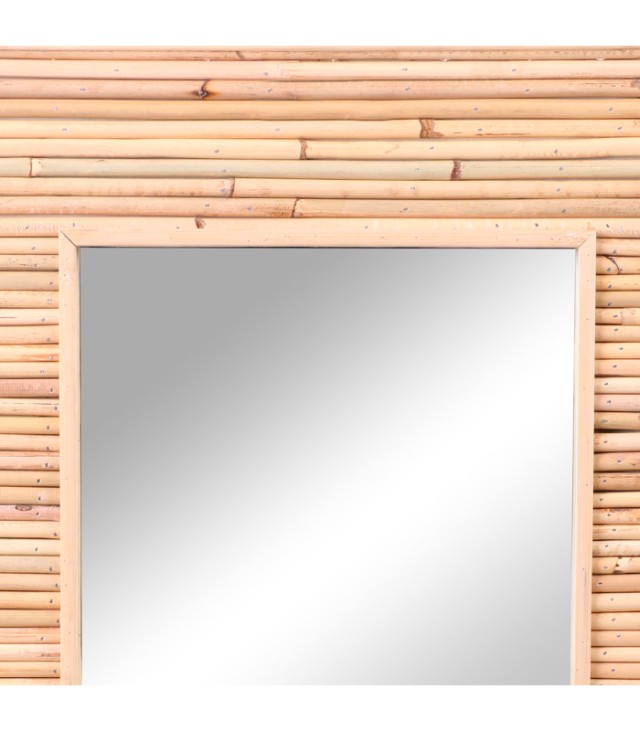 Καθρέφτης Τοίχου Ρατάν 45x55cm Natural Living 53464