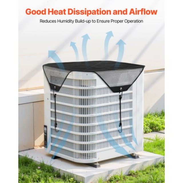 VEVOR Κάλυμμα Κλιματιστικού 710x710 mm Ανθεκτικό στο Σκίσιμο για Εξ...