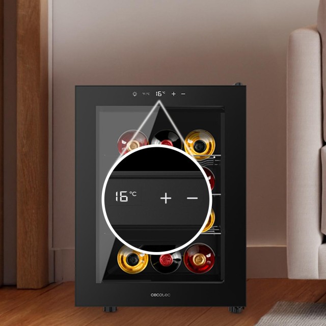 Cecotec Συντηρητής Κρασιών Bolero GrandSommelier 1255 CoolCrystal, ... Cecotec Συντηρητής Κρασιών Bolero GrandSommelier 1255 CoolCrystal, ...