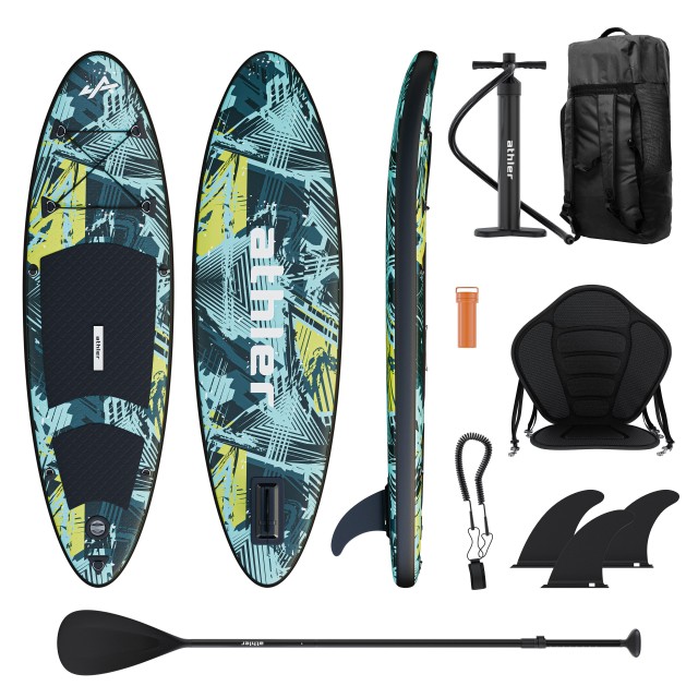 Athler Φουσκωτή σανίδα SUP 2 σε 1 για νέους Splash 50 Green 5903796...