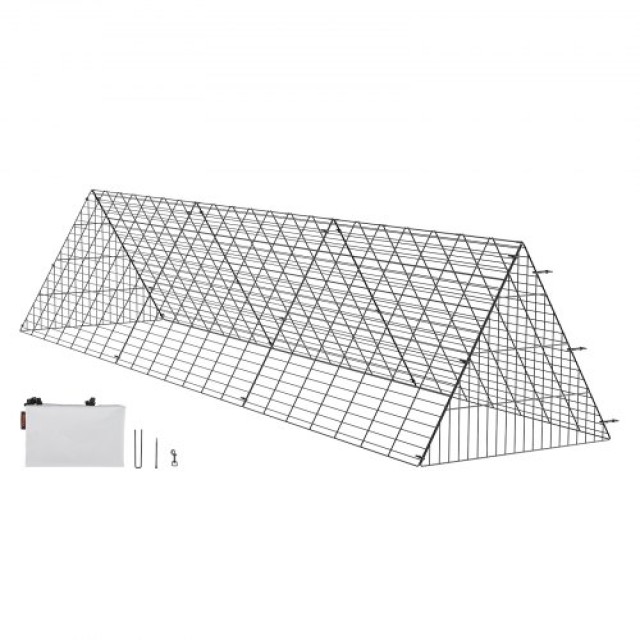 Σήραγγες Κοτόπουλων VEVOR, 300x71x61 cm, Φορητές Σήραγγες για Κοτέτ...