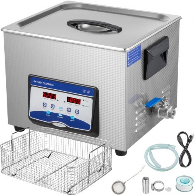 VEVOR 15L Ultraschallreiniger für Schmuck und Teile QXJ15LSGLTQ000001V2