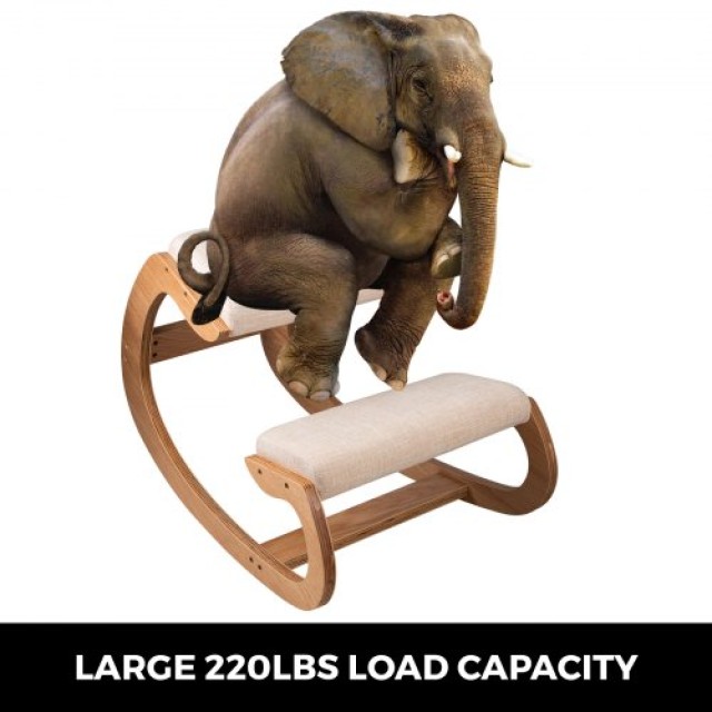 Εργονομική Καρέκλα Γονάτων VEVOR 100kg Λευκή Δρυς 45x23x7cm  DNGDBXMSKJ0000001V0