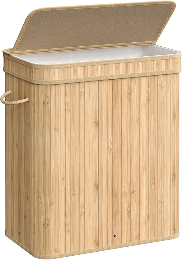 Καλάθι Απλύτων από Μπαμπού 100L SONGMICS  LCB063N01