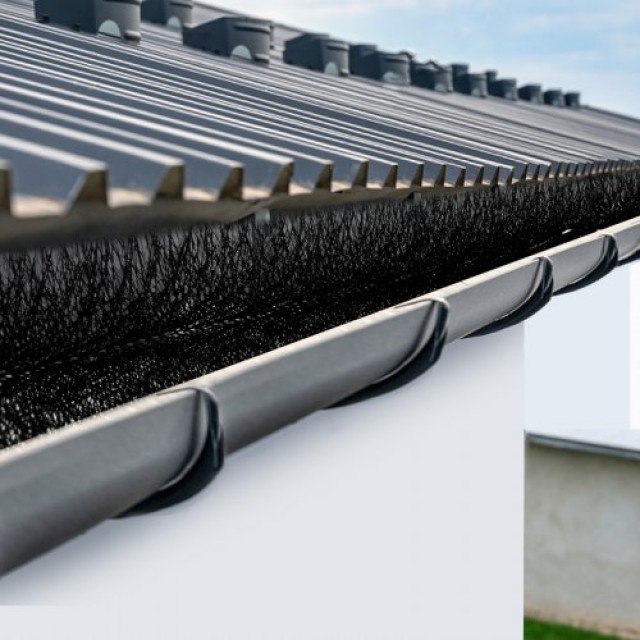 Βούρτσα Προστασίας Υδρορροής VEVOR 15FT, 4.33 Διάμετρος, Για Υδρορροές 5, Γαλβανισμένο Ατσάλι, DIY Φύλαξη από Φύλλα  TGMS5X15DAUGR4M2XV0