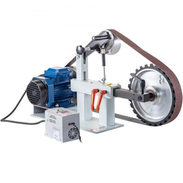 VEVOR Επιτραπέζιος Τροχός & Ταινιολειαντήρας 1.5KW, Ρυθμιζόμενη Ταινία, 0-2800Rpm  1.5KWTSSGJ0000001V2