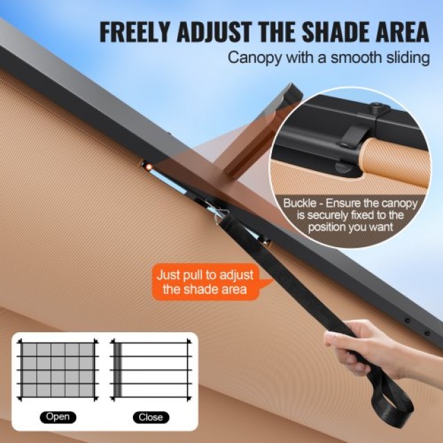 VEVOR  Πέργκολα Εξωτερικού Χώρου 10x13 με Αναδιπλούμενη Τέντα Αλουμ... VEVOR  Πέργκολα Εξωτερικού Χώρου 10x13 με Αναδιπλούμενη Τέντα Αλουμ...