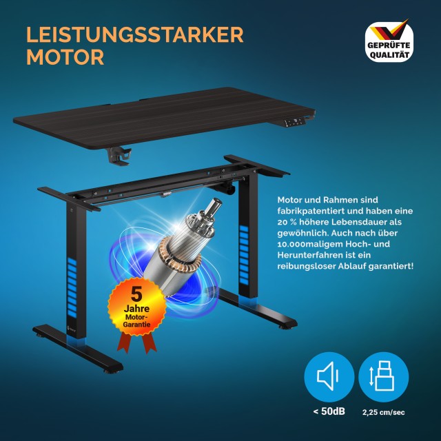 Ρυθμιζόμενο Γραφείο με Οθόνη LCD 110x60x73-118 cm Καφέ Σκούρο 10935...