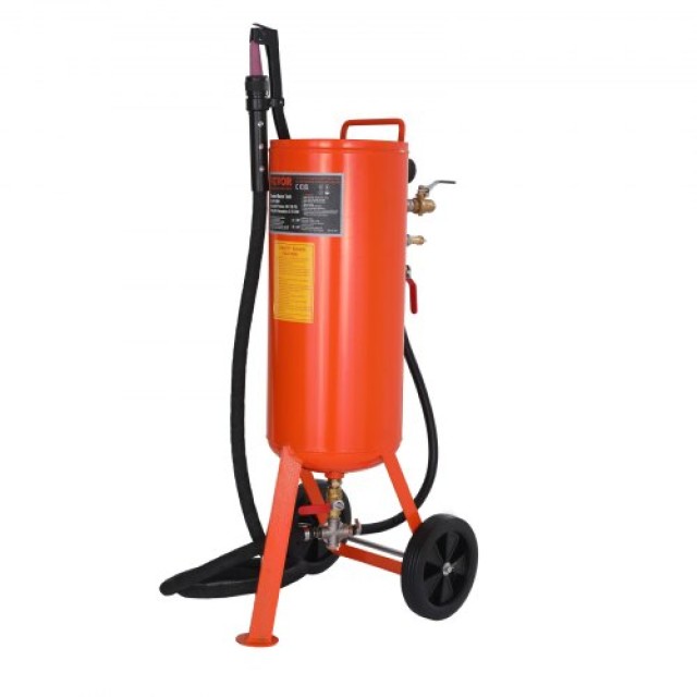 VEVOR Αμμοβολή 10 Γαλόνια 60-110 PSI με 2 Ακροφύσια & 2.3m Σωλήνα  PSG10JL6125PCA4TFV0