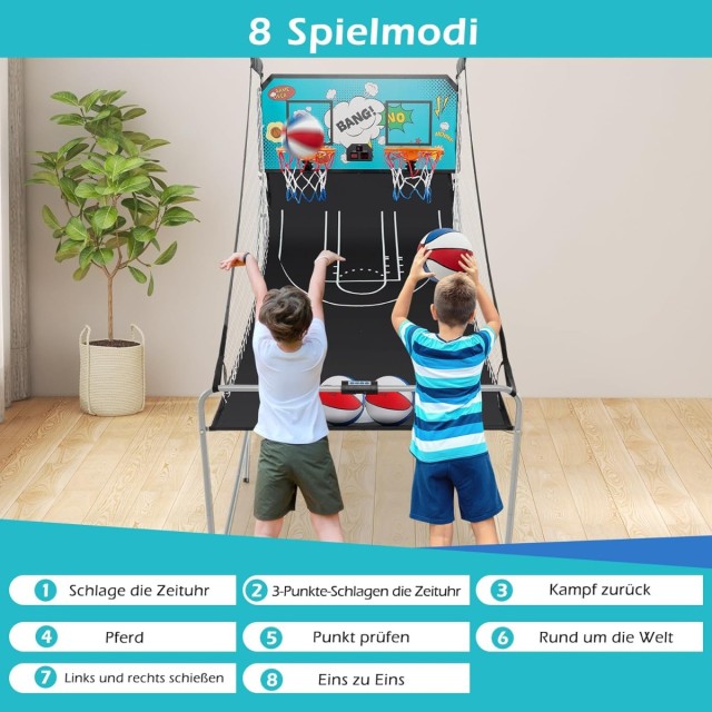 Costway  Πολυδιάστατη Ηλεκτρική Μπασκέτα 8-σε-1 SP38225LV