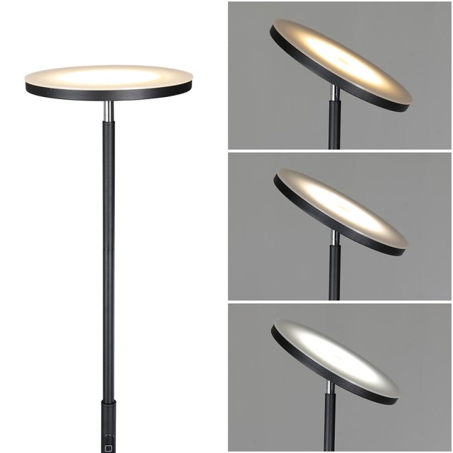 BAKAJI  Λάμπα Δαπέδου LED 20W 1600Lm Μοντέρνα Φωτισμός Ρυθμιζόμενος + Τηλεχειριστήριο  02835767
