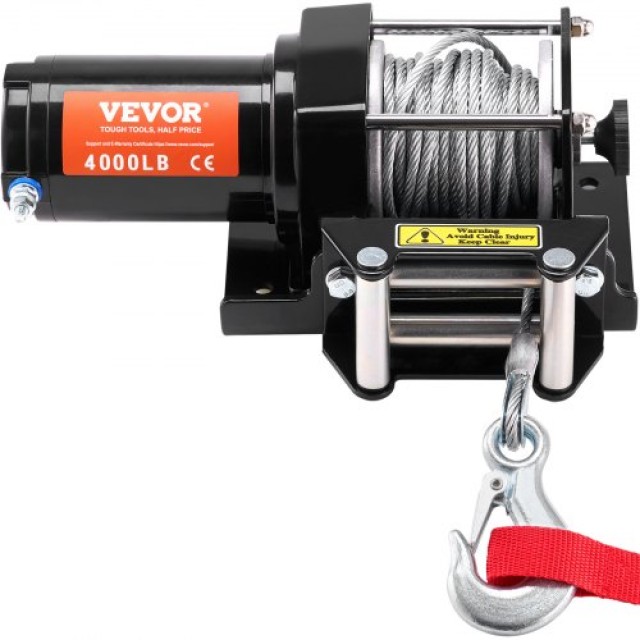 Ηλεκτρικό Βίντσι VEVOR 4000 lb Ατσάλινο Καλώδιο IP55 Αδιάβροχο Τηλε...