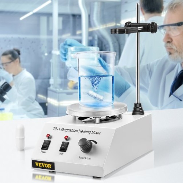 Μαγνητικός Αναδευτήρας VEVOR με Θερμαινόμενη Πλάκα 1L  CLJBJ79-100000001V2
