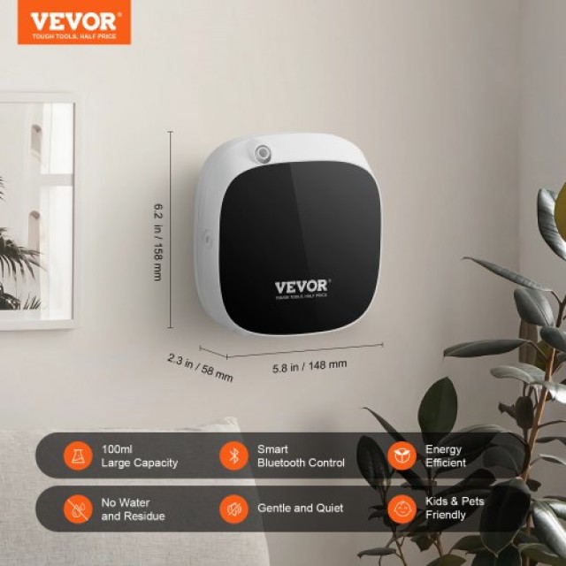 VEVOR Μηχανή Αρωμάτων για Σπίτι 100ML Ψυχρός Αρωματικός Διαχύτης 10...