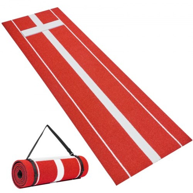 VEVOR 305x92cm Χαλάκι Ρίψης Σόφτμπολ Βάση Ρίψης Μπέιζμπολ για Εσωτε...