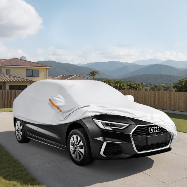 VEVOR Αδιάβροχο Κάλυμμα Αυτοκινήτου για Μεσαία Ευρωπαϊκά Σεντάν, Ασ...