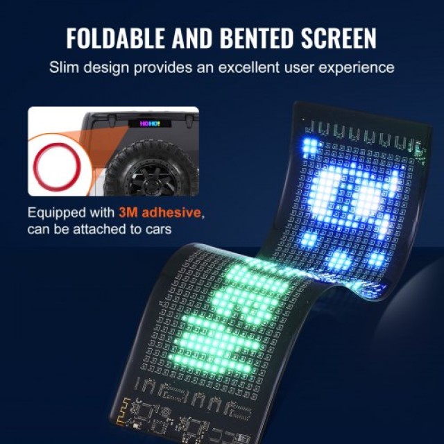Προγραμματιζόμενη LED Πινακίδα 38x10cm P5 Πολύχρωμη  RXGDBZP15X4IIW...