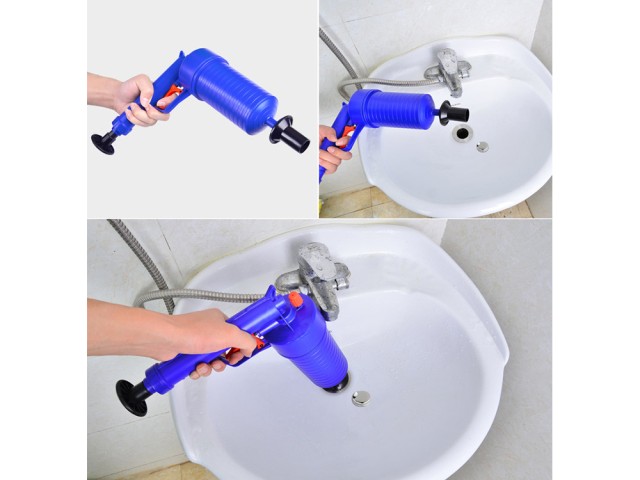 Πιστόλι Απόφραξης Σωληνώσεων WC με 4 Ακροφύσια 5907451343654 Verk G...