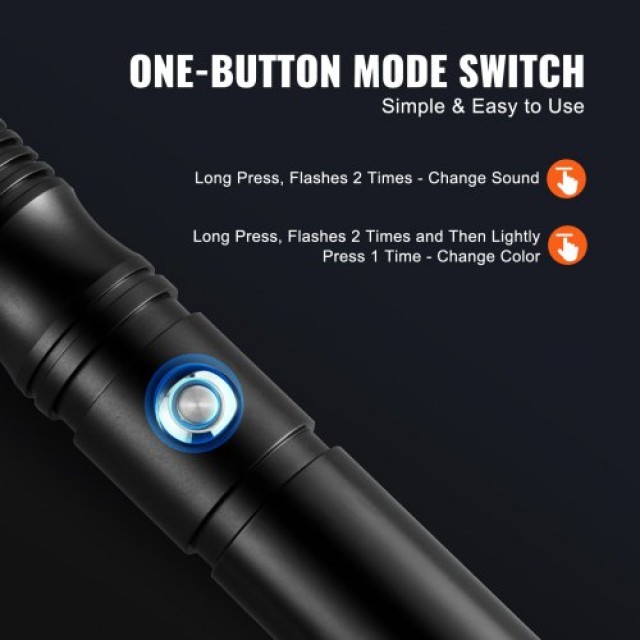 VEVOR Φωτόσπαθο RGB 12 Χρώματα 16 Ήχοι Επαναφορτιζόμενο 40 Μάχης ... VEVOR Φωτόσπαθο RGB 12 Χρώματα 16 Ήχοι Επαναφορτιζόμενο 40 Μάχης ...