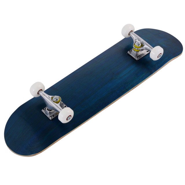 Costway Μπλε Ξύλινο Μίνι Κρουζέρ Σκέιτμπορντ 20x79cm SP37670BL