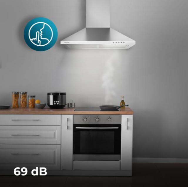 Απορροφητήρας Bolero Flux PM 903500 60 cm Ανοξείδωτο Ατσάλι 65 W CEC-02849 Cecotec