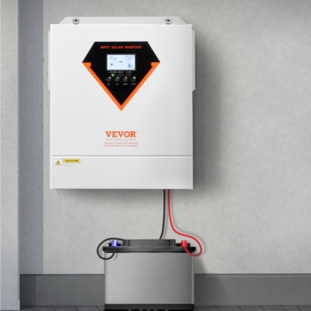 VEVOR Υβριδικός Ηλιακός Αντιστροφέας 3500W 220/230V WiFi 100A MPPT Ελεγκτής LWGPNKYTJ230DIY24V7