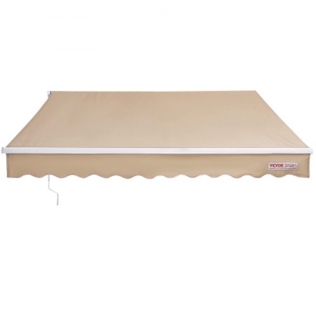 VEVOR  Τέντα Χειροκίνητη Αναδιπλούμενη 10x8 ft, Αδιάβροχη Πολυεστερική Σκίαση με Μανιβέλα για Αυλή/Μπαλκόνι  SSSZYPKQSQBSA2Y80V0