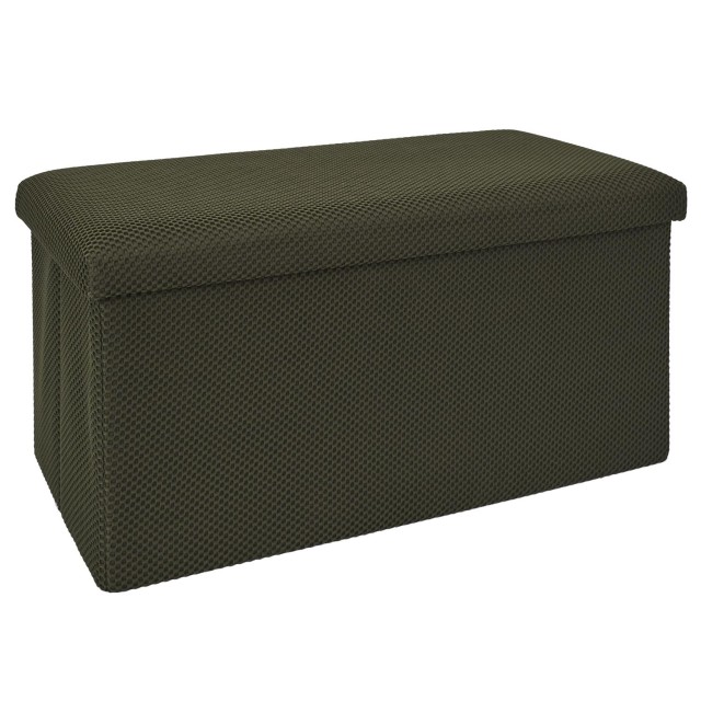 Home Deco Factory Πτυσσόμενος Αποθηκευτικός Κύβος ATOME Kaki 77 x 3...