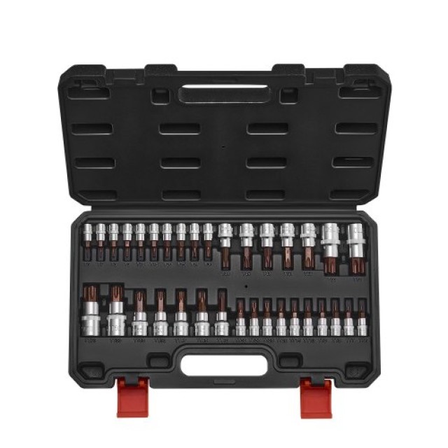 VEVOR Σετ Καρυδάκια Torx 34 Τεμαχίων T6-T70 S2 Ατσάλι PTTT143812TO3...