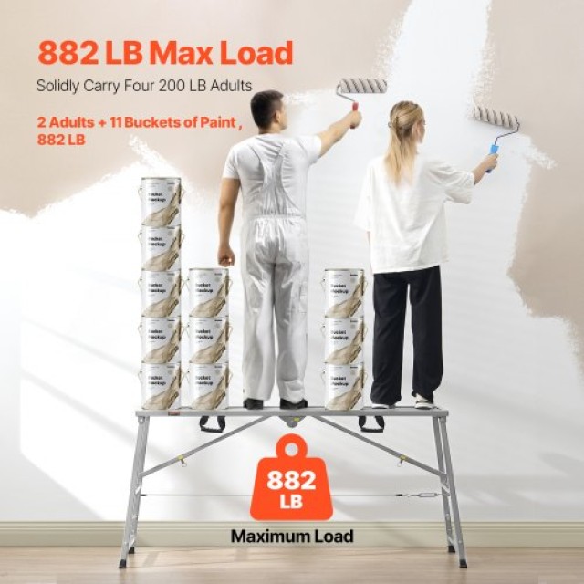 VEVOR  Ρυθμιζόμενη Φορητή Σκαλωσιά 800 lb  BXSZDJSJZJ80FRRL9V0