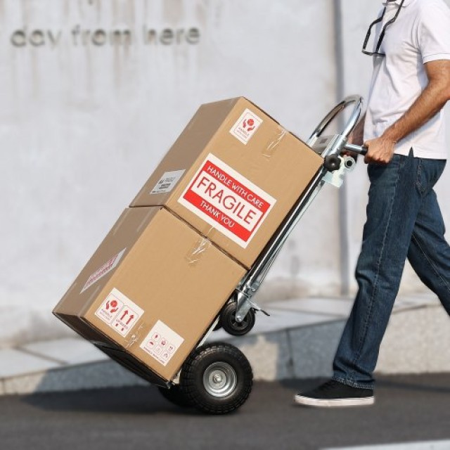 VEVOR  Αλουμινένιο Καρότσι 4 σε 1, 1000 lbs, Βιομηχανικό Μετατρέψιμο Καρότσι με Λαστιχένιες Ρόδες DGNSTHC1000B0NYPXV0