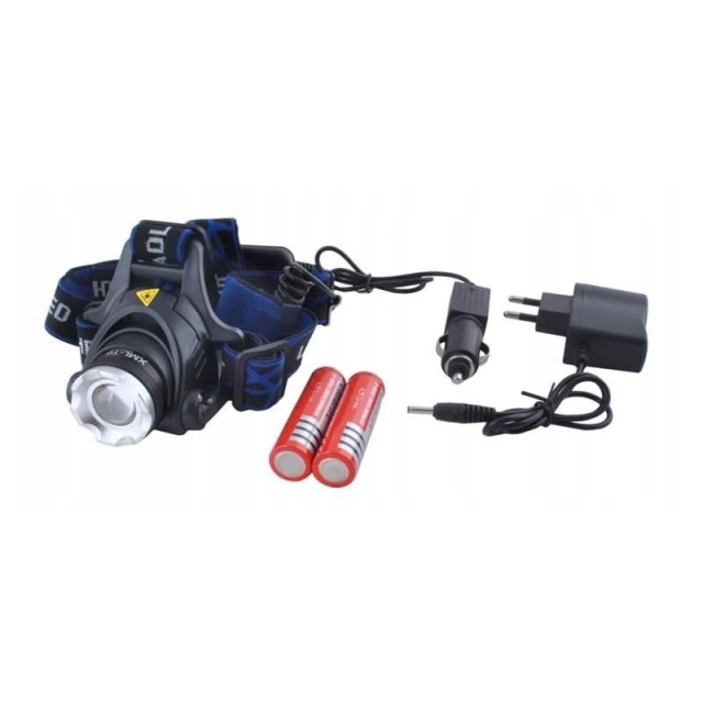 Επαναφορτιζόμενος Φακός Κεφαλής 800 lm LED CREE T6 Bass Polska BP-3923