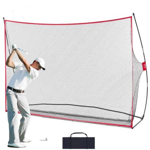 VEVOR  Δίχτυ Προπόνησης Γκολφ 10.8x7ft, Φορητό Δίχτυ Οδήγησης για Εσωτερική & Εξωτερική Χρήση με Στιβαρό Σκελετό & Τσάντα Μεταφοράς ZJK10X7YCDW0FFLLXV0