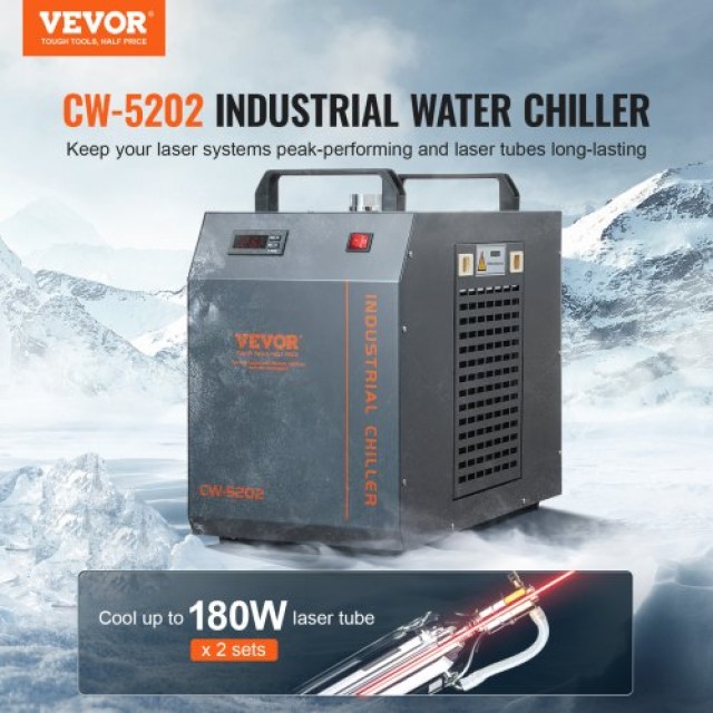 VEVOR Βιομηχανικός Ψύκτης Νερού CW-5202 για Μηχανές CO2 Laser  GYLSJYSJS7L18IJHWV2