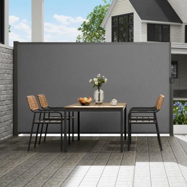 VEVOR Αναδιπλούμενη Πλευρική Τέντα 160x300cm, Γκρι  KSSCP160X300IWJV6V0