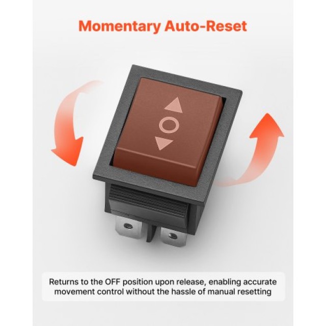 VEVOR Διακόπτης Rocker 6 Ακίδων Αναστροφής Πολικότητας 3 Θέσεων (ON... VEVOR Διακόπτης Rocker 6 Ακίδων Αναστροφής Πολικότητας 3 Θέσεων (ON...