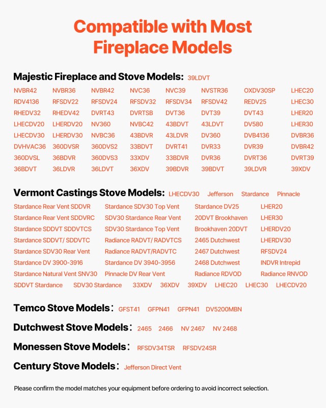 VEVOR Συγκρότημα Πιλότου Αερίου Τζακιού, Φυσικό Αέριο & Υγραέριο, Κ...