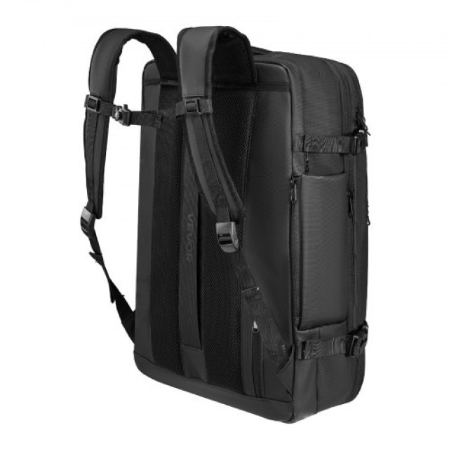 VEVOR Συμπιεστή Ρούχων Ταξιδιωτικό Σακίδιο Πλάτης, Μαύρο, 80L, με Α...