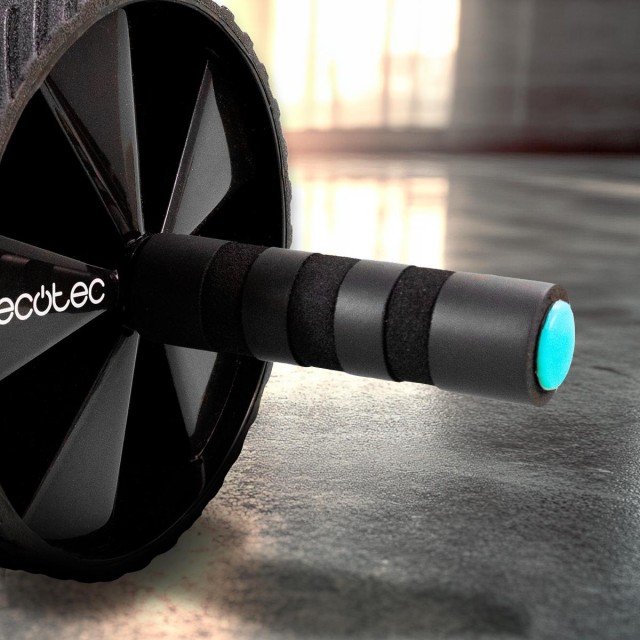 CECOTEC  Ρόδα Κοιλιακών DrumFit AB Wheel με Επικάλυψη Καουτσούκ και Αντιολισθητικές Λαβές + Στρώμα EVA  CEC-07124