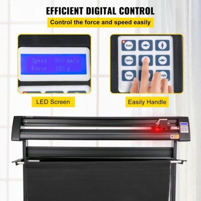 VEVOR Κοπτικό Βινυλίου 1350mm με Οθόνη LED και Οπτικό Μάτι  KZJRJBZDDZJOCTPJBV2