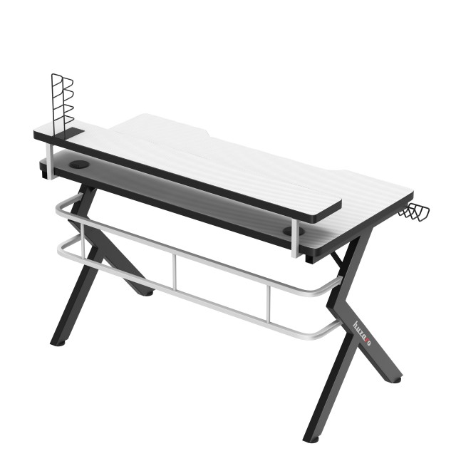 Huzaro Γραφείο Gaming Hero 5.0 Λευκό με Διάστασεις 120x60εκ  590756...