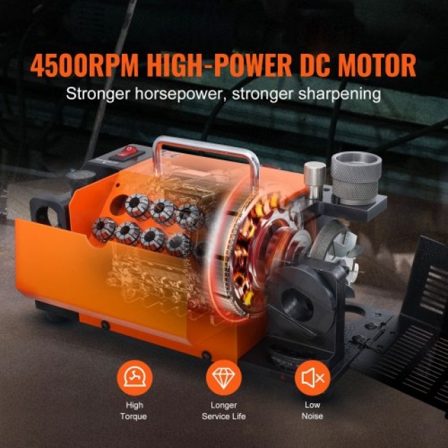 VEVOR  Ακονιστής Τρυπανιών MR-13A, 3-13mm, Ρυθμιζόμενη Γωνία 95°-13...