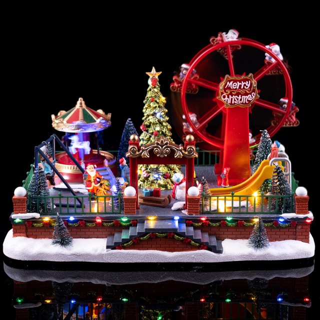 BAKAJI Χριστουγεννιάτικος Κόσμος Λούνα Παρκ με Χριστουγεννιάτικη Ρό... BAKAJI Χριστουγεννιάτικος Κόσμος Λούνα Παρκ με Χριστουγεννιάτικη Ρό...