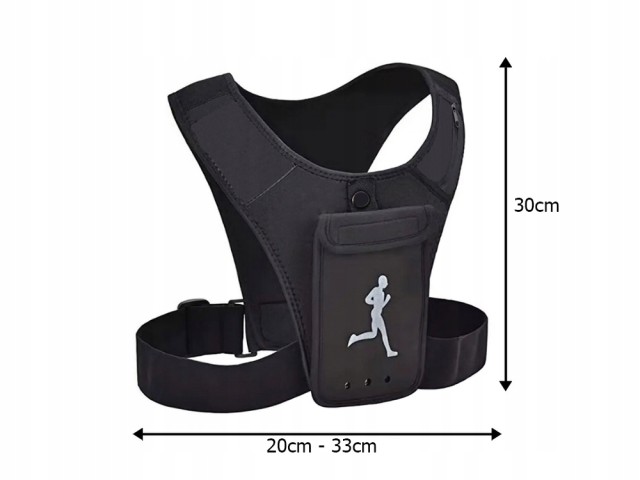 Verk Group Αθλητικό Γιλέκο Τρεξίματος με Ανακλαστήρα και Θήκη Κινητ...